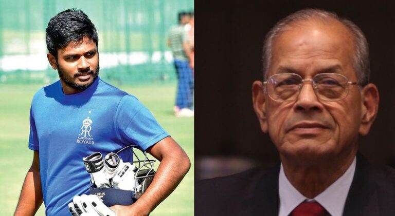 ഇ. ശ്രീധരന് പകരം സഞ്ജു സാംസൺ