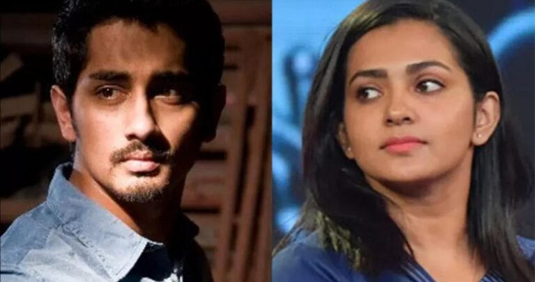 നടൻ സിദ്ധാർഥിനും കുടുംബത്തിനും പിന്തുണയുമായി പാർവതി