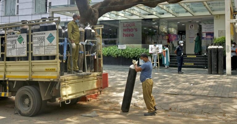 ആന്ധ്രയിൽ ഓക്സിജന്‍ കിട്ടാതെ 11 രോഗികള്‍ മരിച്ചു.