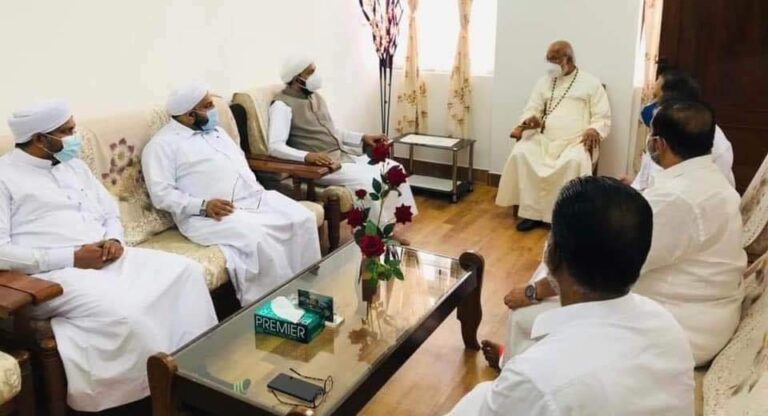 സുന്നി നേതാക്കൾ മാർ ജോർജ് ആലഞ്ചേരിയുമായി കൂടിക്കാഴ്ച്ച നടത്തി