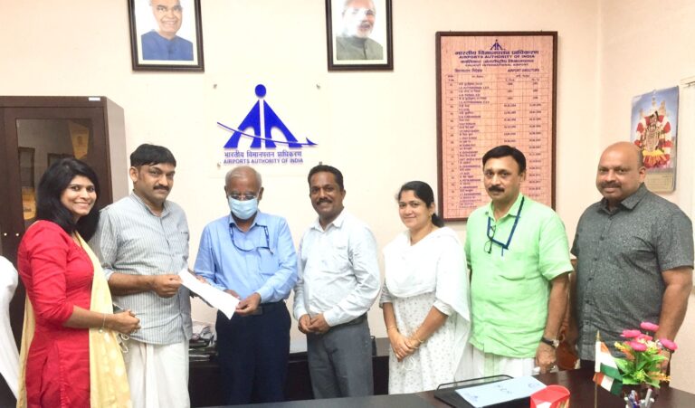 പാർക്കിംഗ് പ്രശ്നം : എം.ഡി.എഫ്. നേതാക്കൾ എയർപോർട്ട് ഡയറക്ടറെ കണ്ടു