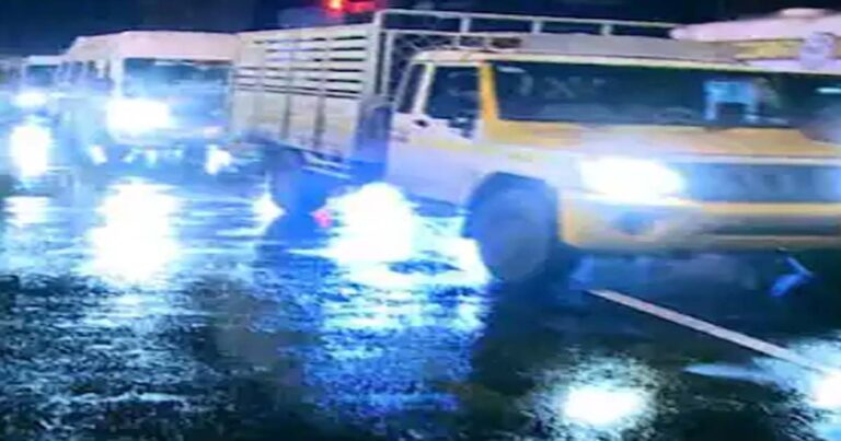 തൃശ്ശൂർ ദേശീയ പാതയിൽ കൂട്ട വാഹനാപകടം