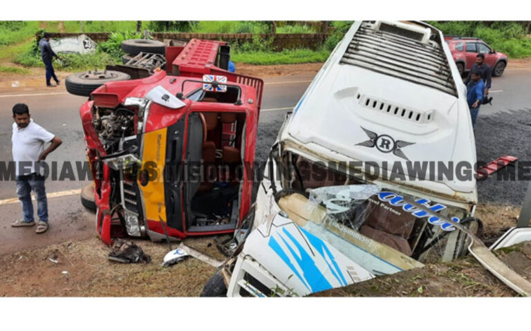 കുന്നോത്ത് വാഹനാപകടം; 2 പേര്‍ക്ക് പരിക്ക്