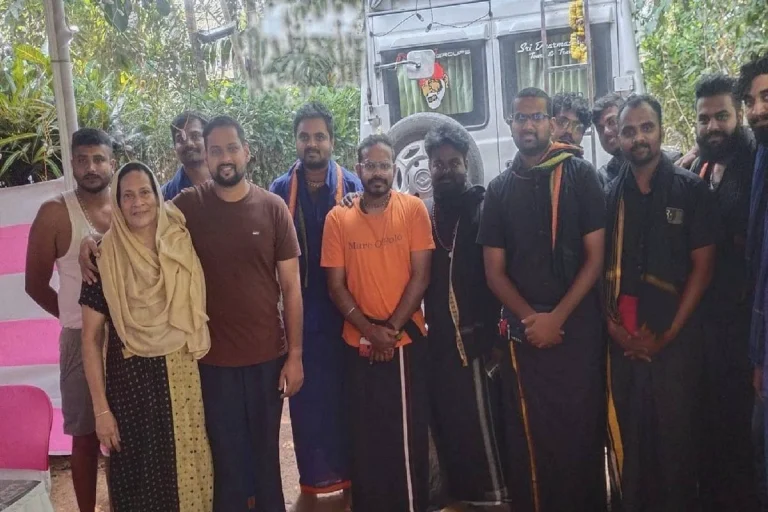 ബന്ധുവിന്‍റെ കല്യാണവീട്ടില്‍ കര്‍ണാടകയിലെ അയ്യപ്പഭക്തര്‍ അതിഥികളായെത്തിയ അനുഭവവുമായി എസ്.ഐ അന്‍സല്‍