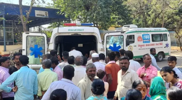 കര്‍ണാടകയില്‍ നാലാം ക്ലാസുകാരനെ മര്‍ദിച്ച്‌ അവശനാക്കി സ്‌കൂളിന്റെ ഒന്നാം നിലയില്‍ നിന്ന് അധ്യാപകന്‍ തള്ളിയിട്ട്  കൊലപ്പെടുത്തി