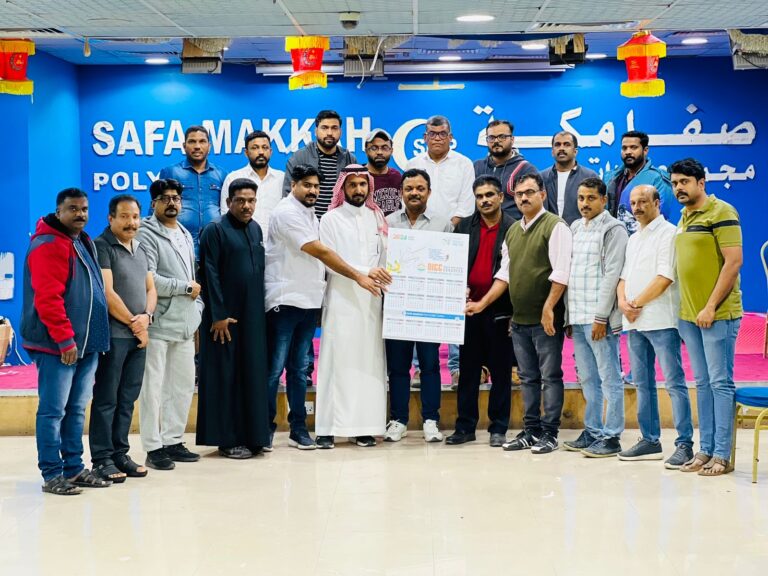 ഒ.ഐ.സി.സി റിയാദ് മലപ്പുറം ജില്ലാ കമ്മറ്റിയുടെ കലണ്ടർ പ്രകാശനം ചെയ്‌തു