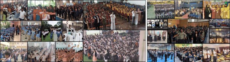 റിസയുടെ പത്താമത് ലഹരിവിരുദ്ധ പ്രതിജ്ഞാ അരലക്ഷത്തിലധികം കുട്ടികളും ആയിരക്കണക്കിനു അധ്യാപകരും അണിനിരന്നു