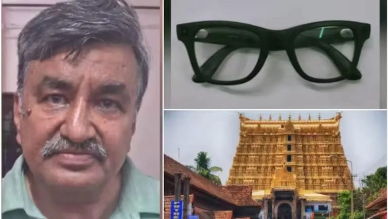 മെറ്റാ ഗ്ലാസ് ധരിച്ച്‌ പത്മനാഭസ്വാമി ക്ഷേത്രത്തിലെത്തിയ സന്ദര്‍ശകന്‍ കസ്റ്റഡിയില്‍