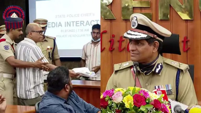 ’30 കൊല്ലം ഞാനനുഭവിച്ച വേദനയാണ് സര്‍..’ പൊലീസ് മേധാവിയുടെ ആദ്യ വാര്‍ത്താ സമ്മേളനത്തില്‍ നാടകീയ രംഗങ്ങള്‍