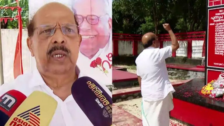 പി കൃഷ്ണപിള്ള അനുസ്മരണം. തന്നെ ക്ഷണിച്ചില്ല, അതൃപ്‌തി രേഖപ്പെടുത്തി ജി സുധാകരൻ, ഔദ്യോഗിക അനുസ്മരണ പരിപാടി കഴിഞ്ഞ ശേഷം ജി സുധാകരൻ ഒറ്റയ്ക്ക് വലിയ ചുടുകാടില്‍ എത്തി