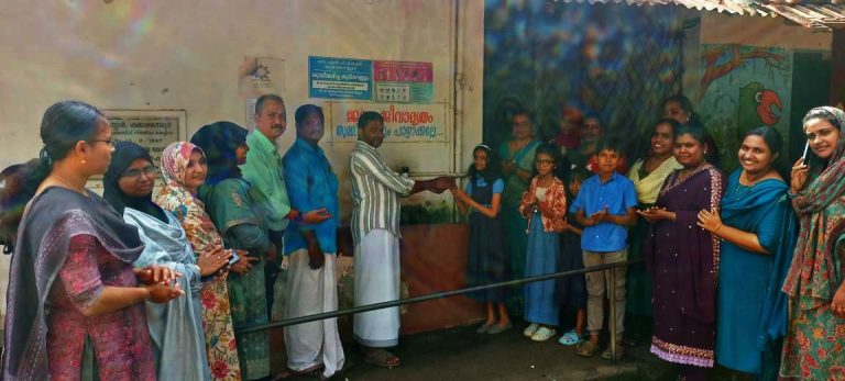 സ്കൂളിന് ശുദ്ധീകരിച്ച കുടിവെള്ള പദ്ധതി സമർപ്പിച്ചു.