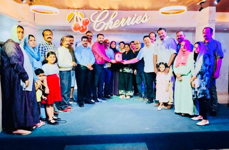 എം എസ് എം കോളേജ് അലുമ്‌നി റിയാദ് ചാപ്റ്റർ രശ്മി അനിലിന് സ്വീകരണം നൽകി.