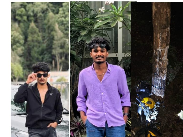 അരീക്കോട് ഊർങ്ങാട്ടിരി ബൈക്ക് അപകടത്തിൽ രണ്ടു യുവാക്കൾക്ക് ദാരുണാന്ത്യം