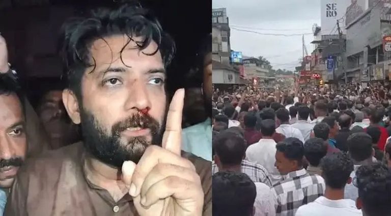 പേരാമ്പ്രയില്‍ യു.ഡി.എഫ് – എല്‍. ഡി. എഫ് സംഘർഷം ; ഷാഫി പറമ്പിലിനടക്കം നിരവധി യുഡിഎഫ് പ്രവർത്തകർക്ക് പരിക്ക് (വീഡിയോ)