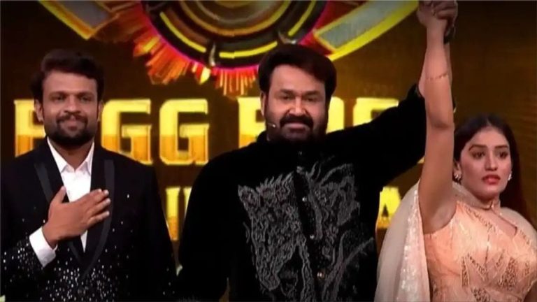 അനുമോള്‍ – ബിഗ് ബോസ് മലയാളം സീസണ്‍ 7-ന്റെ ടൈറ്റില്‍ വിന്നര്‍ മോഹന്‍ലാല്‍ പ്രഖ്യാപനത്തോടെ നിറഞ്ഞത് ഗ്രാന്‍ഡ് ഫിനാലെ വേദി