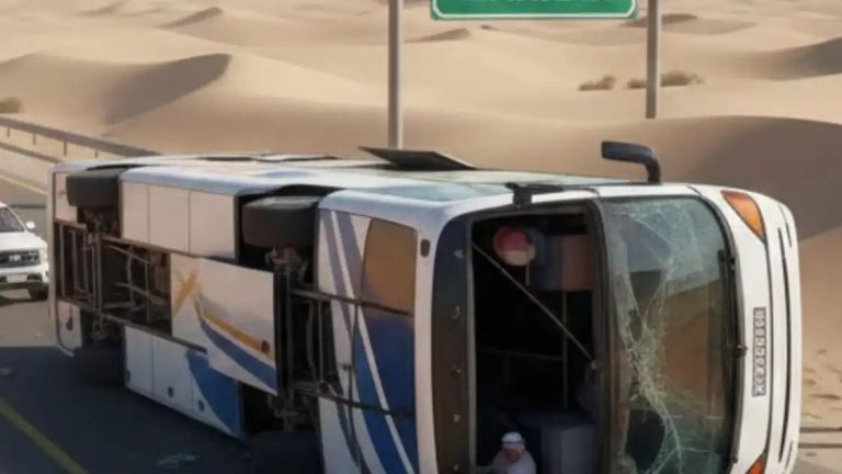 സൗദിയിൽ ഉംറ തീർഥാടകർ സഞ്ചരിച്ച ബസ് ടയർ പൊട്ടി മറിഞ്ഞു; രണ്ട് മലയാളികൾക്ക് ദാരുണാന്ത്യം; ഇരുപതോളം മലയാളികൾക്ക് പരിക്ക്