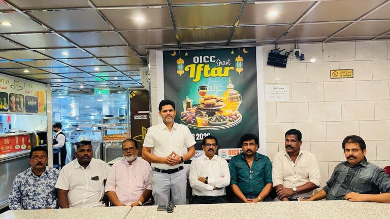 അൽ ഖർജ് ഒഐസിസി ഇഫ്താർ സംഗമം ജനപങ്കാളിത്തം കൊണ്ട് ശ്രദ്ധേയമായി.