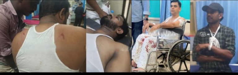 തിരുവള്ളൂർ ചാനിയംകടവിൽ രാഷ്ട്രീയ സംഘർഷം: മൂന്ന് പേർക്ക് വെട്ടേറ്റു