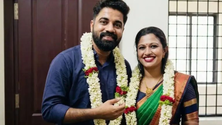 എസ്‌എഫ്‌ഐ മുൻ സംസ്ഥാന പ്രസിഡന്റ് പി എം ആ‍ര്‍ഷോയും വിദ്യയും വിവാഹിതരായി