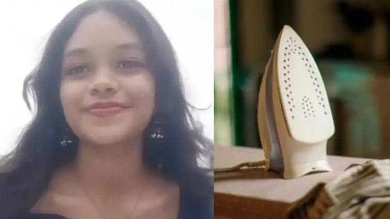 യൂണിഫോം തേയ്ക്കുന്നതിനിടെ അയണ്‍ ബോക്സില്‍ നിന്ന് ഷോക്കേറ്റു: പതിമൂന്ന് വയസുകാരി മരിച്ചു.